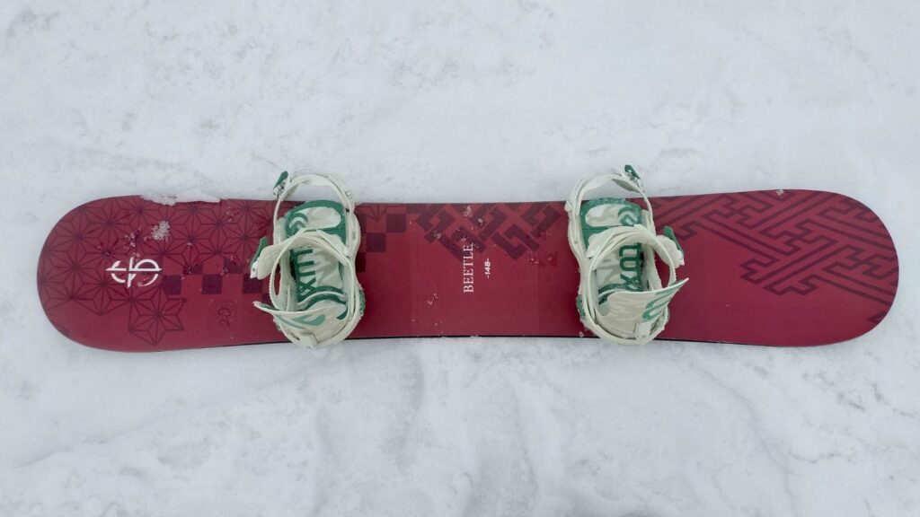 クロージャビートルにビンディングを取り付けた写真