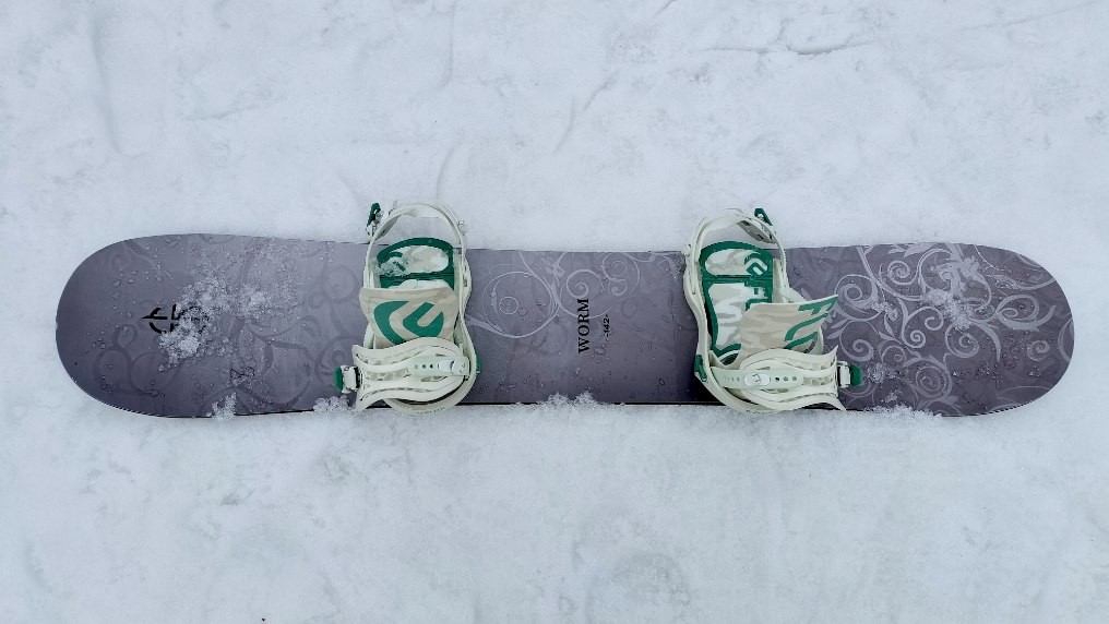 クロージャワームにビンディングを取り付けた写真