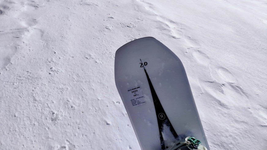 リフトの上からライドゼロを映した写真