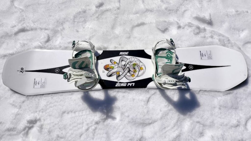 RIDE　ZEROの真上から撮影したボード全体の写真