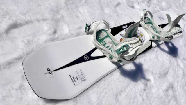 ライドZEROのノーズ側からのボード全体の写真