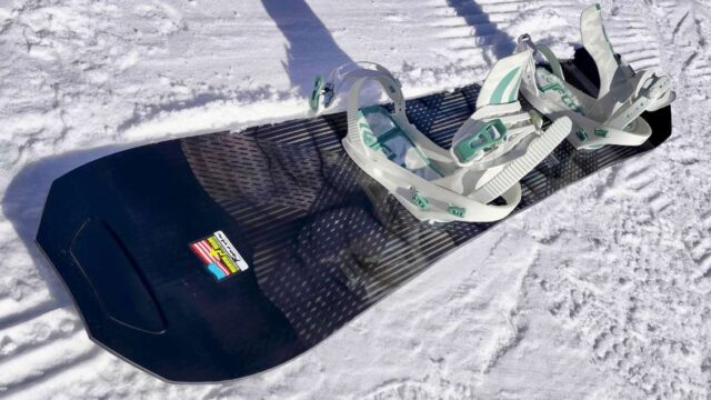 リブテックapexオルカのノーズから映したボード全体の写真