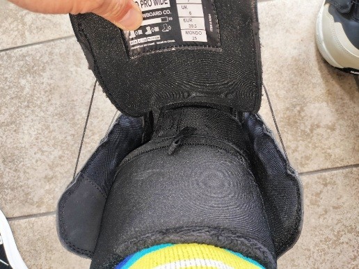 ラッソプロワイドのインナーハーネスを締め付け後の写真