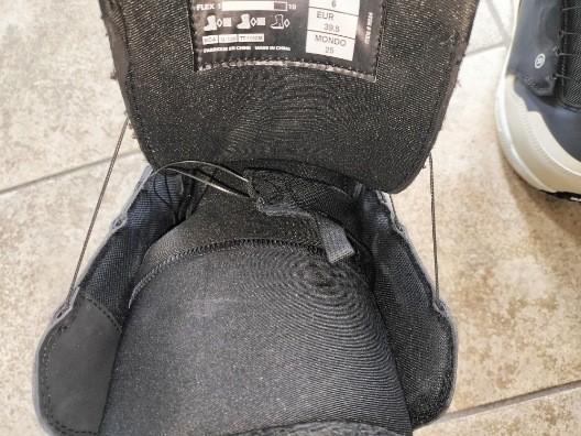 ラッソプロワイドのハーネスの締め付け前の写真