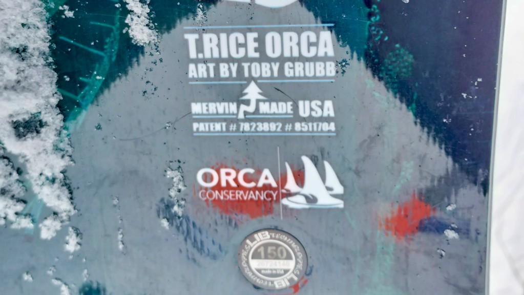 リブテックオルカのサイズ表記を映した写真