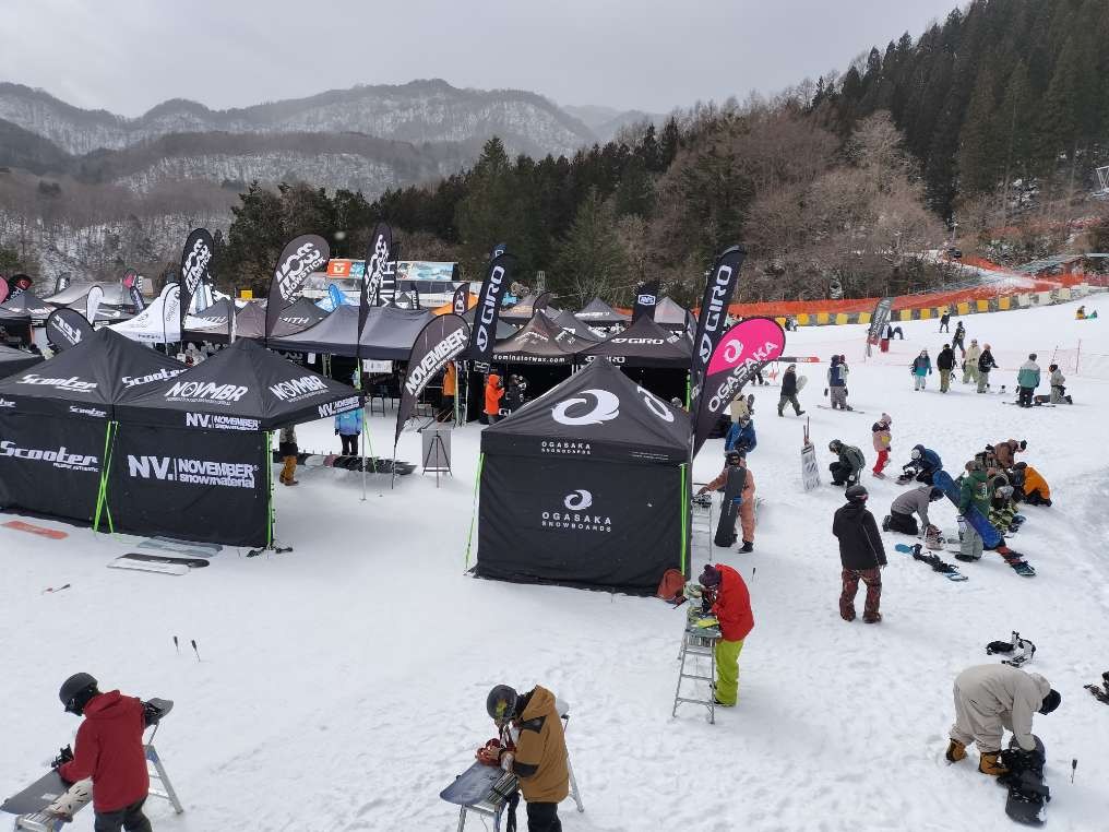 めいほうスキーの24-25モデル試乗会の風景写真