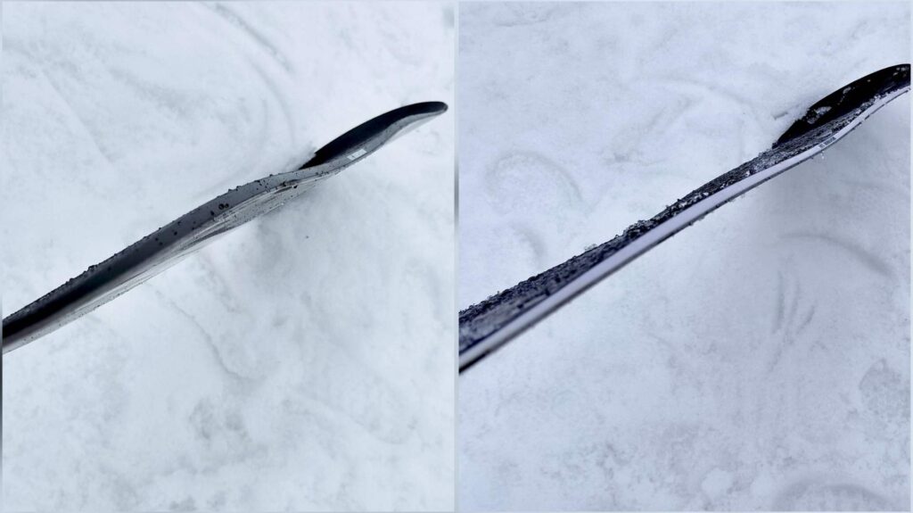 FNTC　ANDとSSSのダブルキャンバー形状を比較した画像