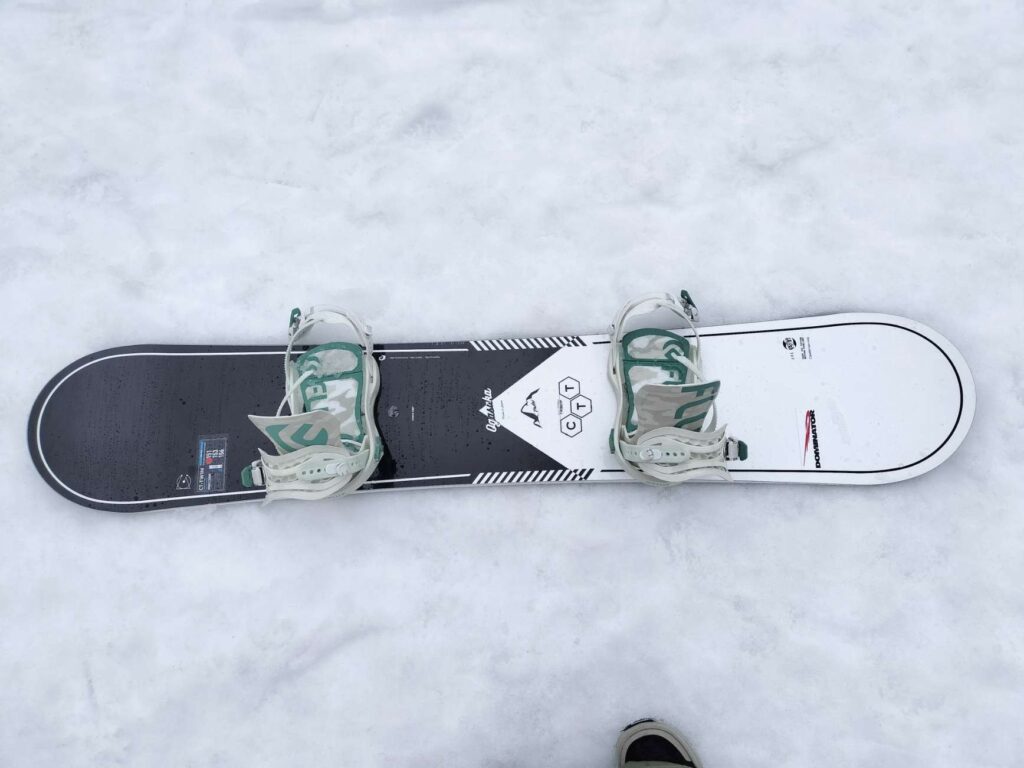 OGASAKA　CTツインのボードと合わせるビンディングの写真