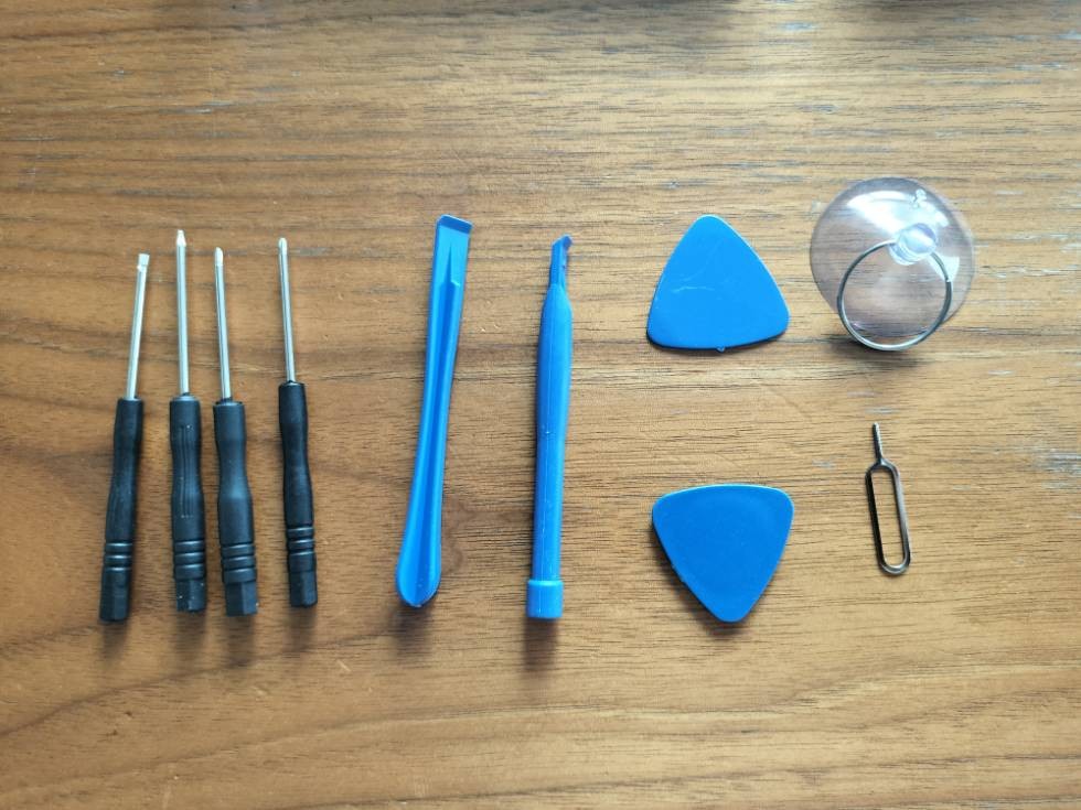 スマホバッテリー交換用道具