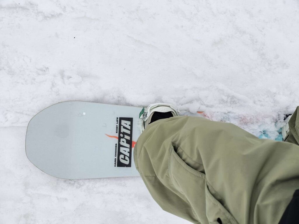 キャピタインドアサバイバルに試乗している写真