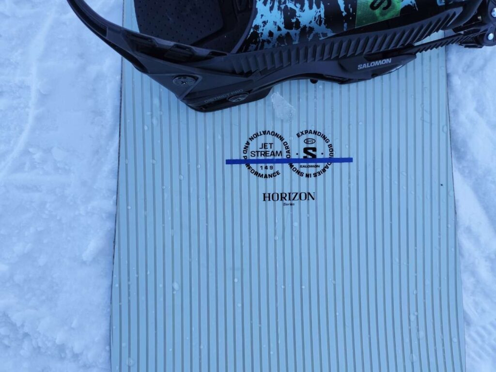 SALOMON JETSTREAM（ジェットストリーム）のサイズ表記の写真