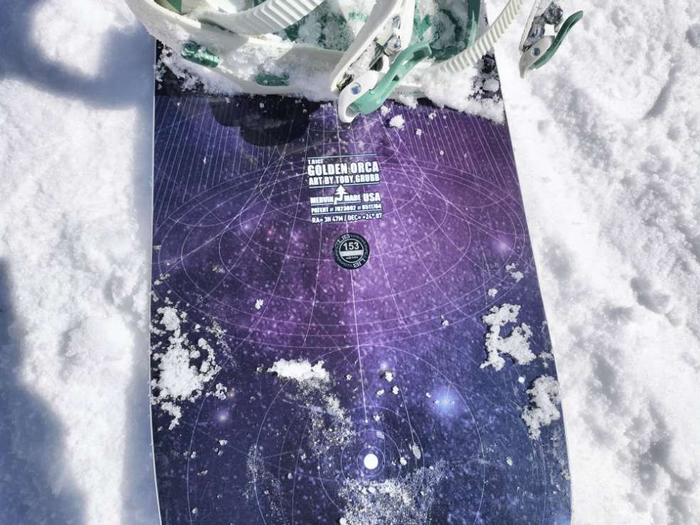 LIB TECH GOLDEN ORCA(リブテックボールデンオルカ)のテールの写真