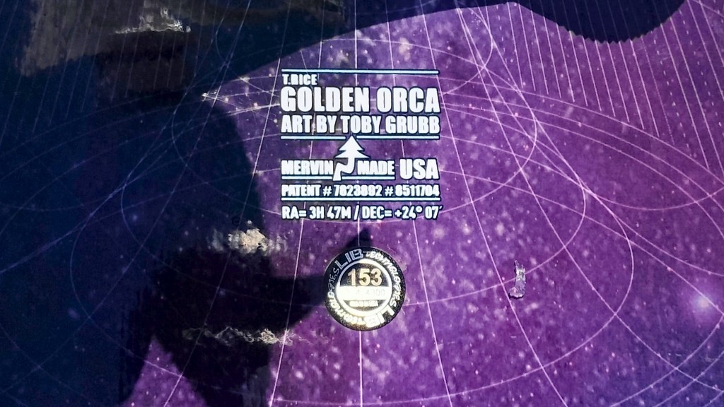 LIB TECH GOLDEN ORCA(リブテックボールデンオルカ)のサイズ表記