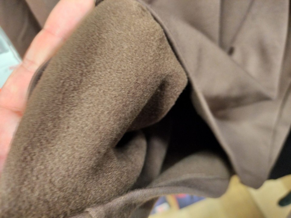 ユニクロ超極暖の質感の写真