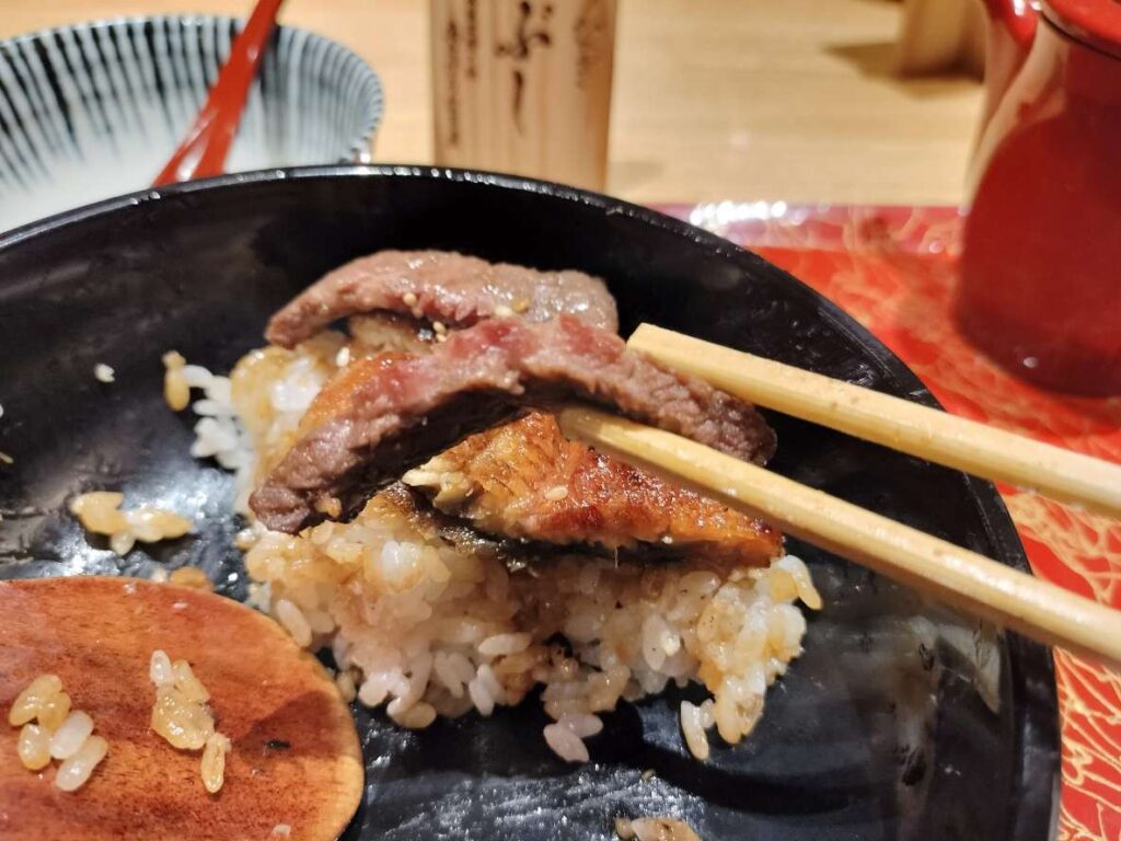 昼だけうなぎ屋の和牛の写真