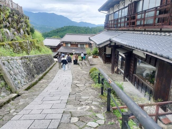 馬籠宿の景色