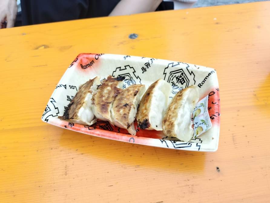 肉汁たっぷりの餃子