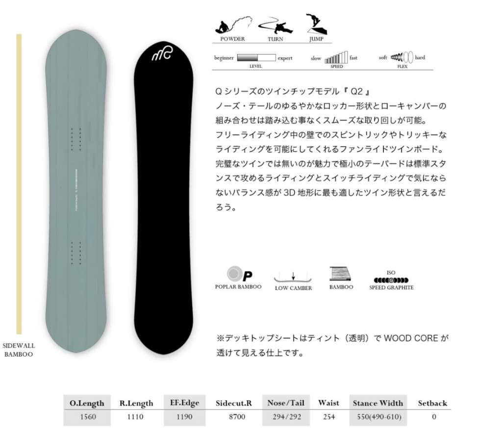 MOSSスノーボードQのカタログ画像