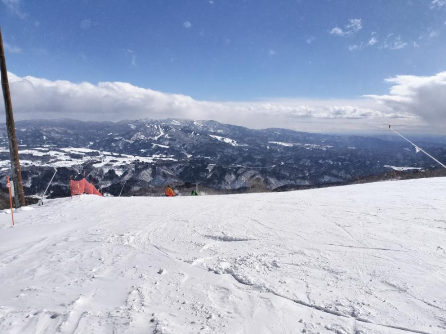 ダイナランドで開催された試乗会のゲレンデコンディション